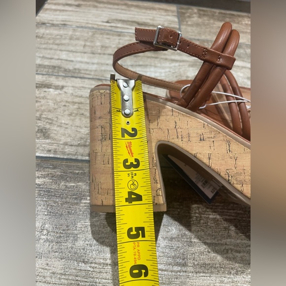 Universal Thread Shoes Women's Alva Platform Heels NWT Brown Size 11 - Picture 5 of 8